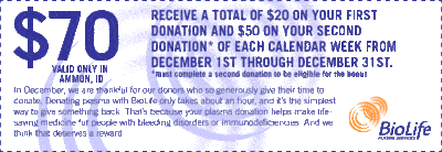 get paid to donate plasma
