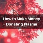 selling plasma to make money