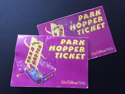 Old school WDW Park Hopper Tickets