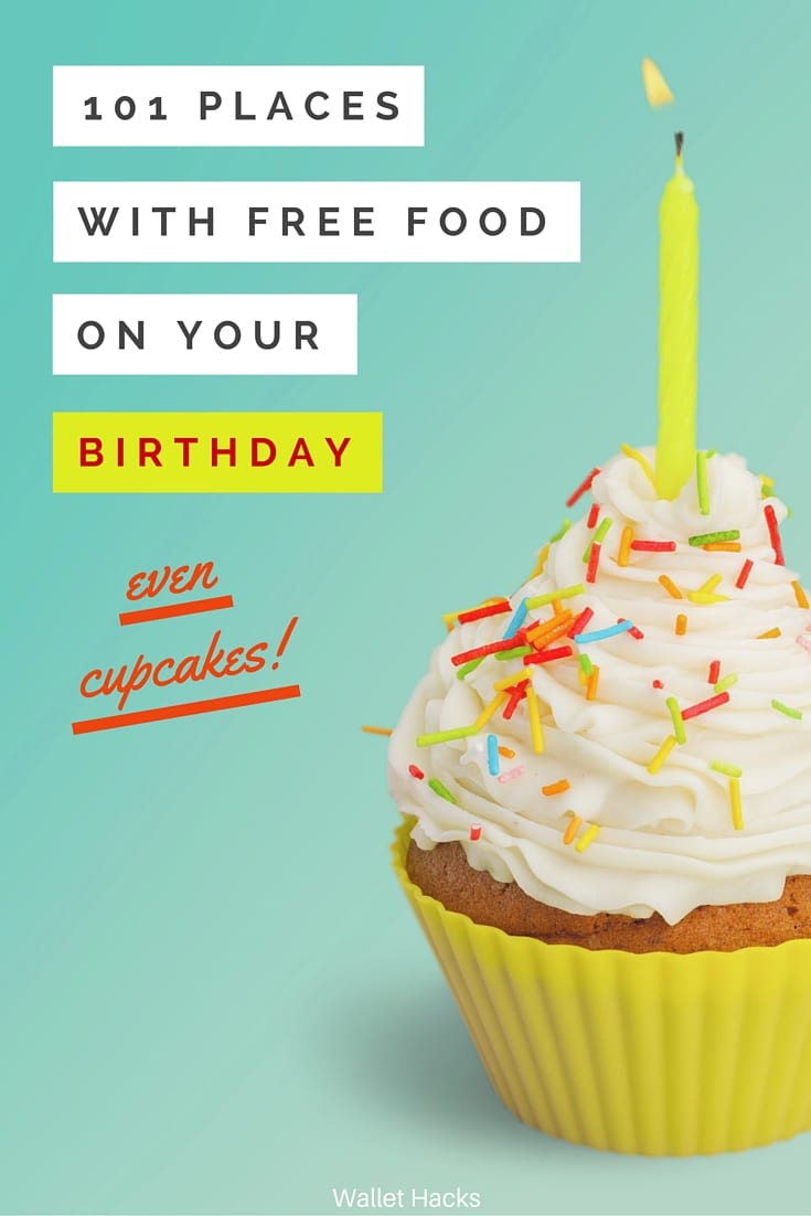 101 Restaurants With Free Food On Your Birthday
