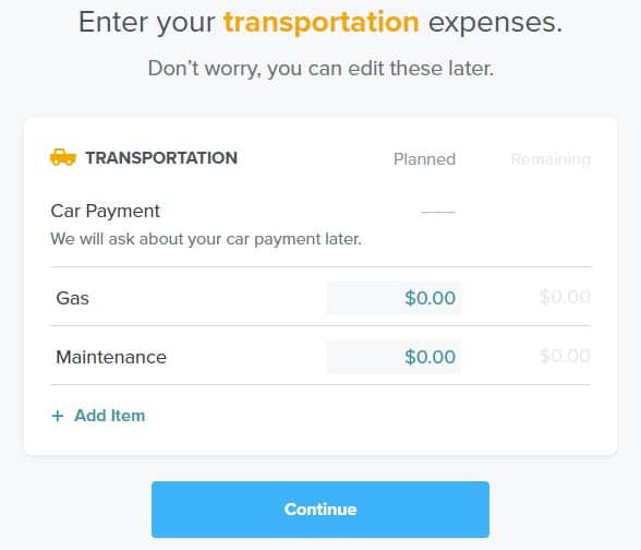Transportation Expenses