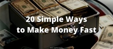 Do you need to make money fast? We put together a list of the 20 best places to earn cash quickly and get paid fast too! From bonuses to promotional money to places to make real money, we have it all.