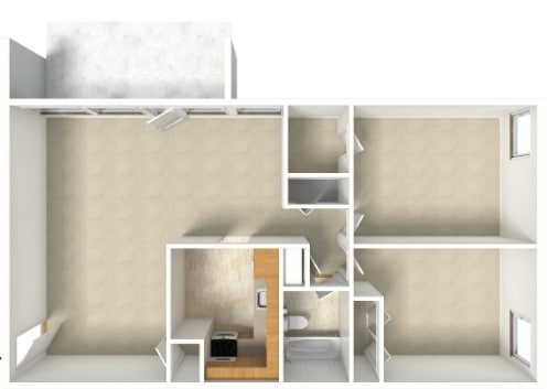 floor plan of my 1st apartment