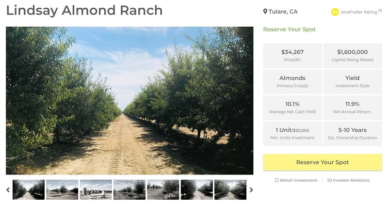 Lindsay ALmond Ranch