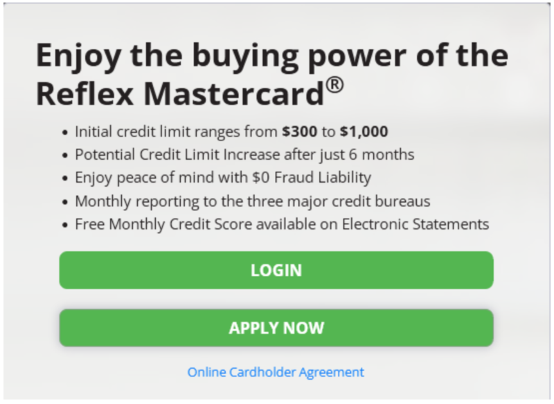 Reflex Mastercard Feature List