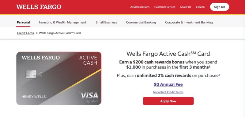 Wells Fargo Active Cash Review