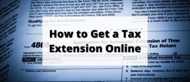 how to get a tax extension online