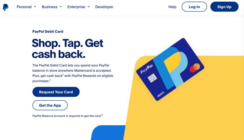PayPal Debit Card 
