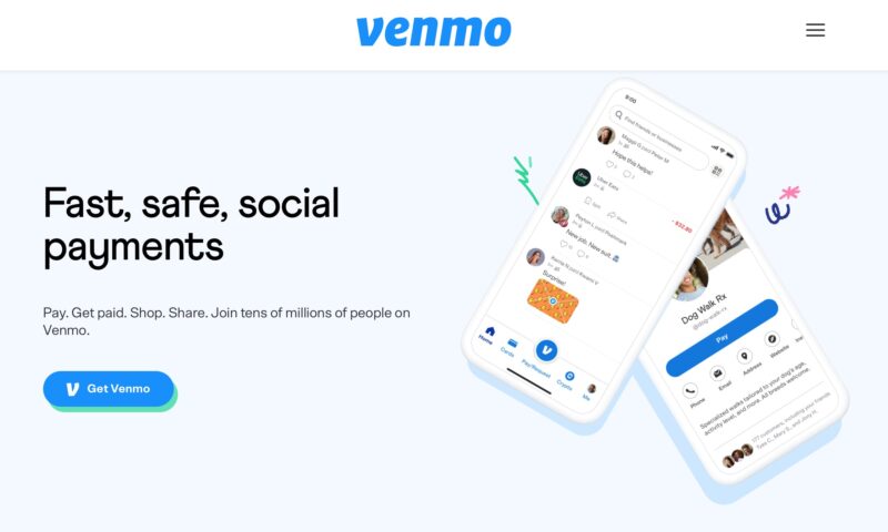 Venmo Homepage