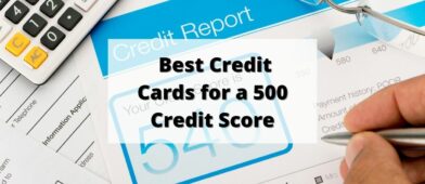 credit cards for a 500 credit score