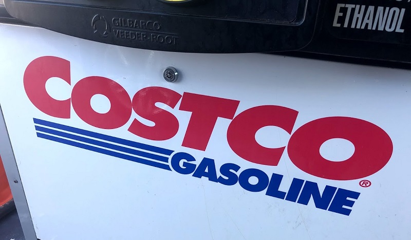 Costco Gasoline fuel pump