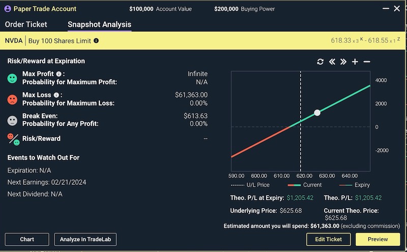 paper trading screenshot