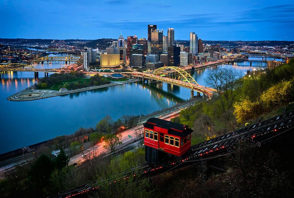 Mount Washington view of Pittsburgh, PA