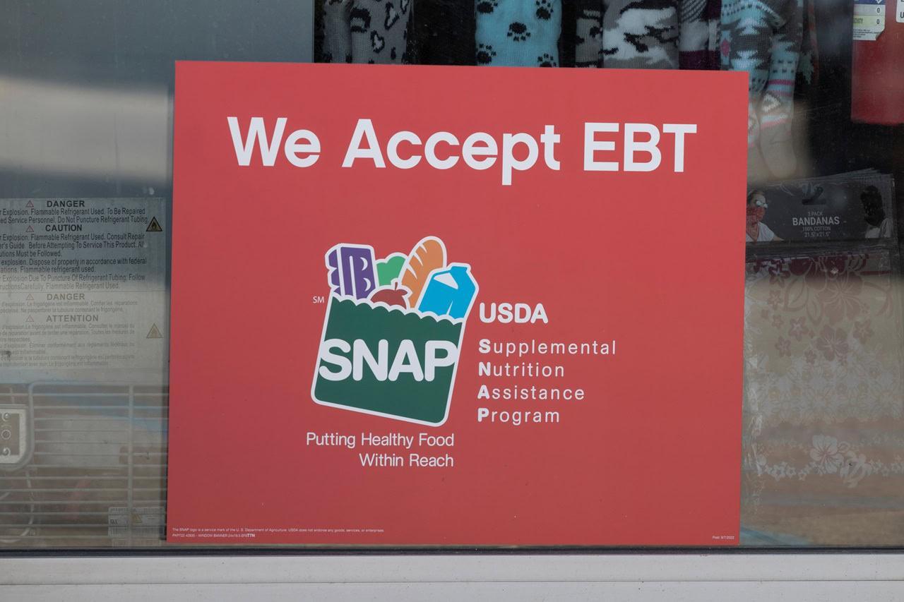 SNAP Benefits sign
